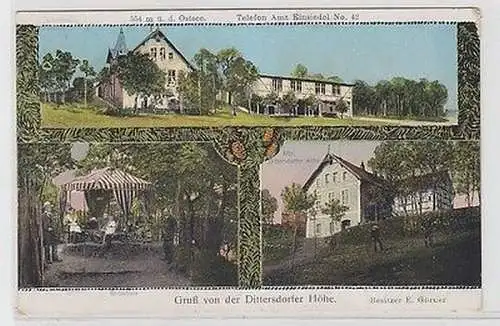 66332 Mehrbild Ak Gruß von der Dittersdorfer Höhe 1921