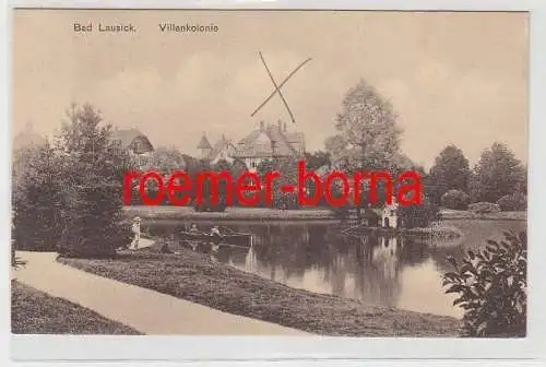 63252 Ak Bad Lausick Villenkolonie um 1930