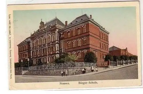 61579 Ak Nossen Bürgerschule 1907