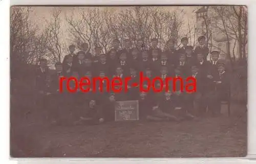 44785 Foto Studentika Ak Vogelsgrün im Vogtland Semester 1917/1918