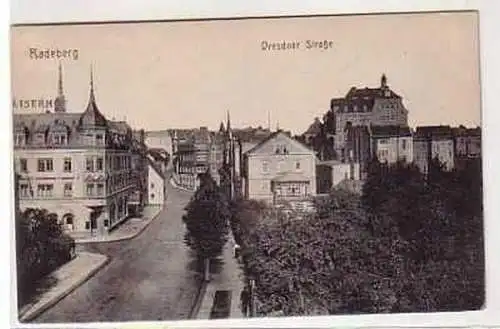 38250 Ak Radeberg Dresdner Straße um 1910