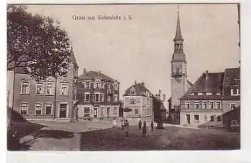 39459 Ak Gruß aus Siebenlehn in Sachsen 1910