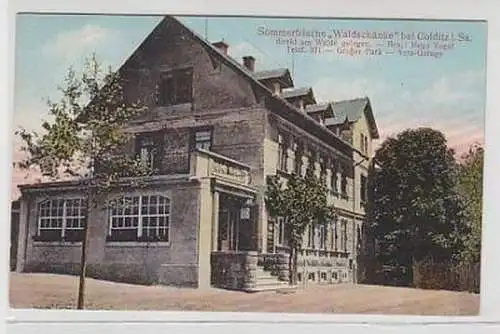 35321 Ak "Waldschänke" bei Colditz in Sachsen 1927