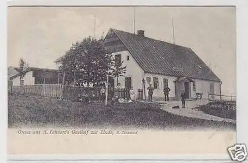 35263 Ak Gruß aus Altenberg Gasthof zur Linde um 1910