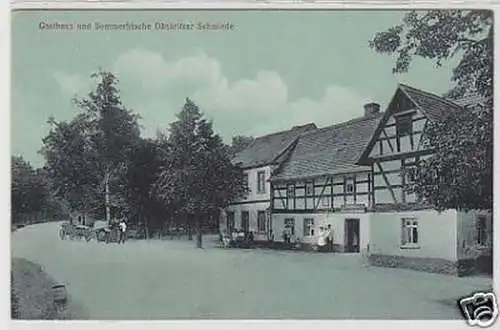 35295 Ak Dänkritz Gasthaus zur Schmiede um 1910