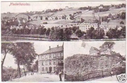 29514 Mehrbild Ak Niederhasslau Gasthof usw. 1917