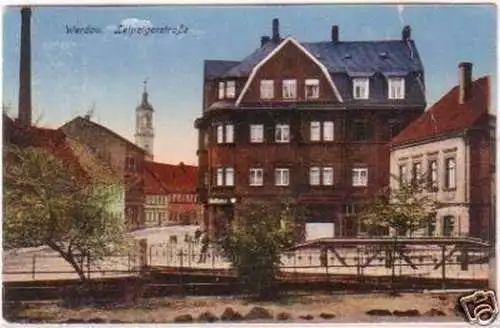 29573 Ak Werdau Leipzigerstrasse 1920