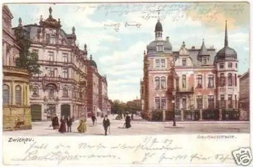 25428 Ak Zwickau Schumannstrasse 1907