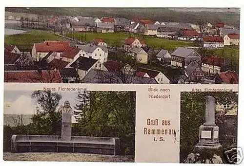 26060 Mehrbild-Ak Gruß aus Rammenau i.S. um 1920