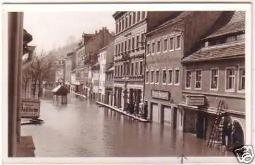 21085 Ak Bad Schandau ? Hochwasser um 1930