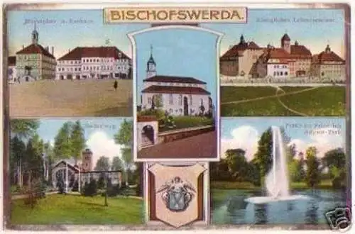 17720 Feldpost Mehrbild Ak Bischofswerda 1915