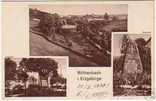 16471 Mehrbild Ak Röthenbach im Erzgebirge um 1930