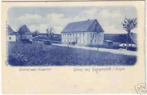 14547 Ak Gruss aus Georgenfeld Erzgeb. Gasthof um 1910