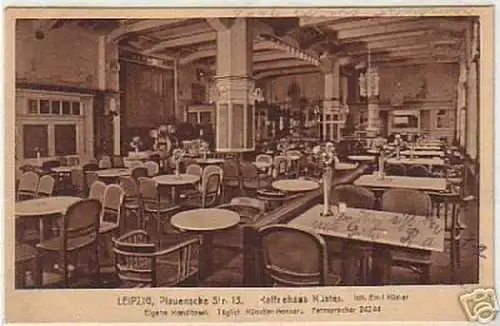 16443 Ak Leipzig Kaffeehaus & Konditorei Küster 1929