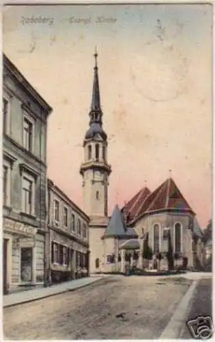 13203 Ak Radeberg evangelische Kirche 1914