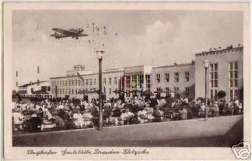 13475 Ak Dresden Klotzsche Flughafen Gaststätte 1942