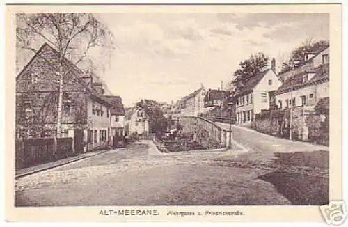 14548 Ak Alt Meerane Wehrgasse & Friedrichstraße