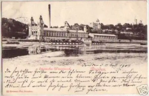 10985 Ak Dresden Städtisches Wasserwerk 1901