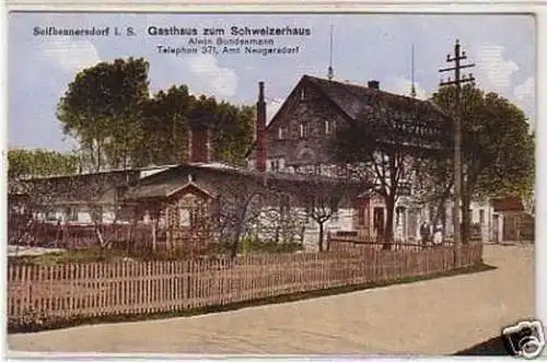 11037 Ak Seifhennersdorf Gasthaus zum Schweizerhaus