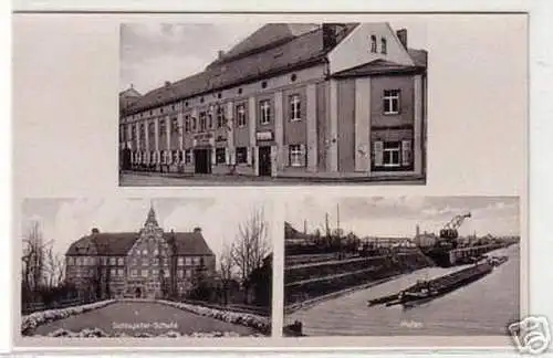 11600 Mehrbild Ak Gasthof Riesa Gröba um 1940