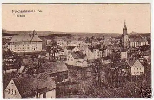 09829 Ak Reichenbrand in Sachsen Schule um 1920