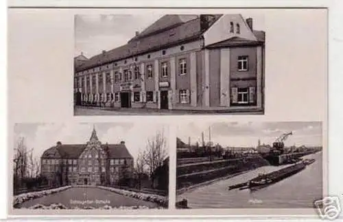 10704 Mehrbild Ak Gasthof Riesa Gröba um 1940