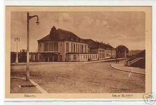 08623 Ak Glauchau neuer Bahnhof um 1930