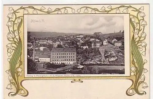 05340 Jugendstil Ak Mylau im Vogtland um 1910