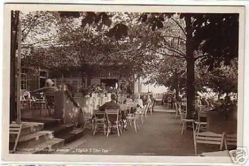 07072 Ak Leipziger Rodelbahn Bienitz 1929