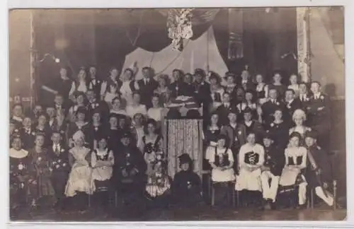 98317 Foto Ak Rosswein in Sachsen Erinnerung an das Kostümfest 1920