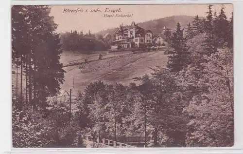 91640 Ak Bärenfels im sächsischen Erzgebirge Hotel Kaiserhof um 1930