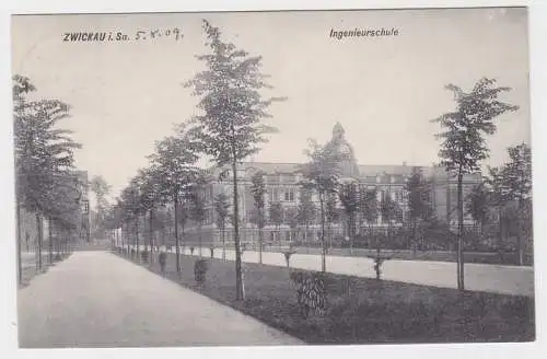 84376 Ak Zwickau in Sachsen Ingenieurschule 1909