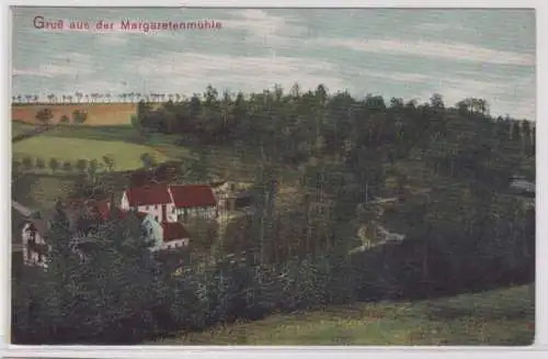 76746 Ak Gruß aus der Margaretenmühle Nausslitz 1920