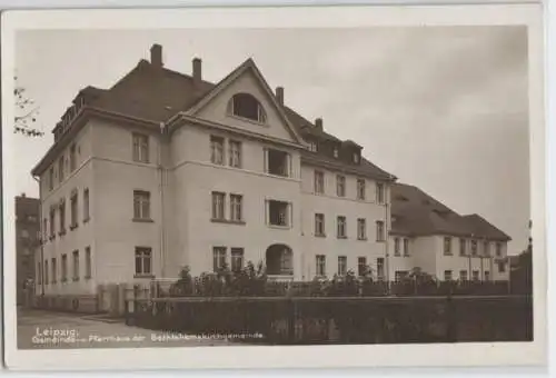 92394 Ak Leipzig Gemeinde & Pfarrhaus der Bethlehemskirchgemeinde um 1927