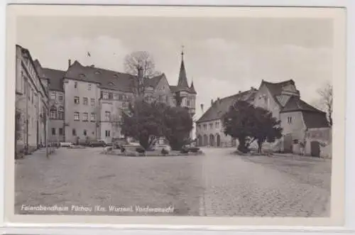 03170 Ak Feierabendheim Schloss Pücha (Krs. Wurzen) Vorderansicht um 1950