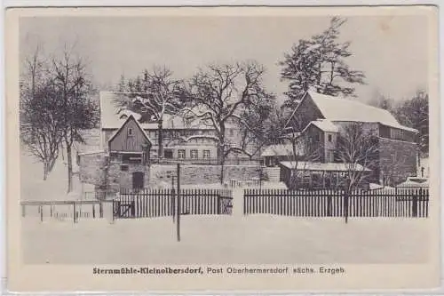 24104 Ak Sternmühle Kleinolbersdorf sächsisches Erzgebirge 1932