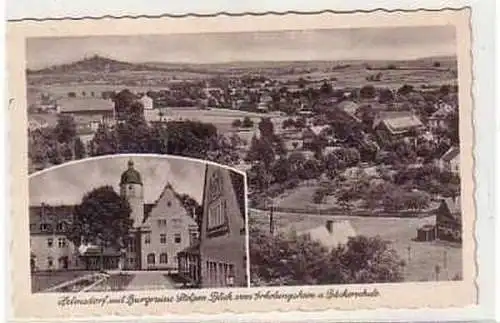 06917 Ak Helmsdorf Erholungsheim & Bäckerschule um 1940