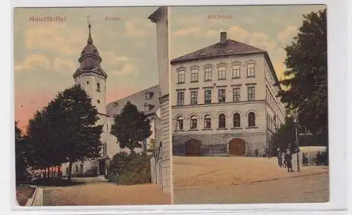 90981 AK Neustädtel - Kirche & Alte Schule