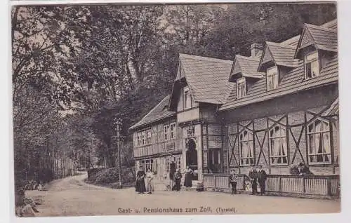 91142 Ak Tyratal Gast- und Pensionshaus zum Zoll 1911