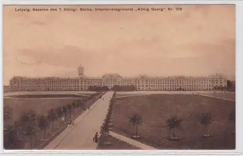 84000 AK Leipzig Kaserne des 7. Königl. Sächs. Infanterieregiments 'König Georg'