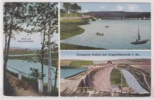 71314 Mehrbild Ak Talsperre Malter bei Dippoldiswalde in Sachsen 1936