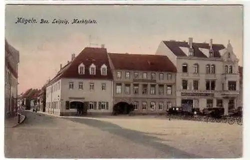 41946 Ak Mügeln Bez. Leipzig Marktplatz 1911