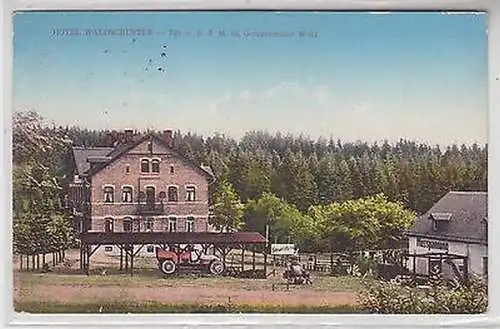 58721 Ak Hotel Waldschuster im Georgengrüner Wald 1910