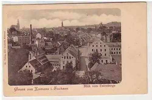 41921 Ak Gruß aus Kamenz Blick vom Eulenberge um 1910