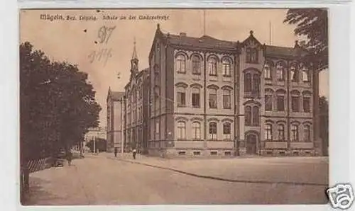 34619 Ak Mügeln Schule an der Lindenstraße 1922