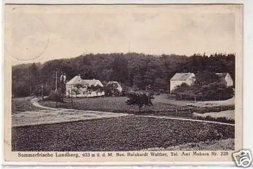 31274 Ak Sommerfrische Landberg Totalansicht 1928