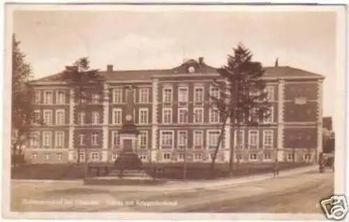 28859 Ak Hartmannsdorf b. Chemnitz Schule um 1940