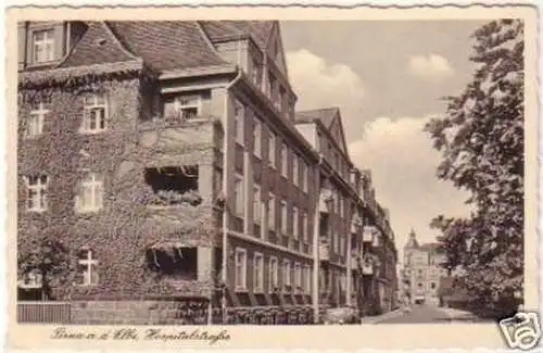 23988 Ak Pirna Hospitalstraße um 1930