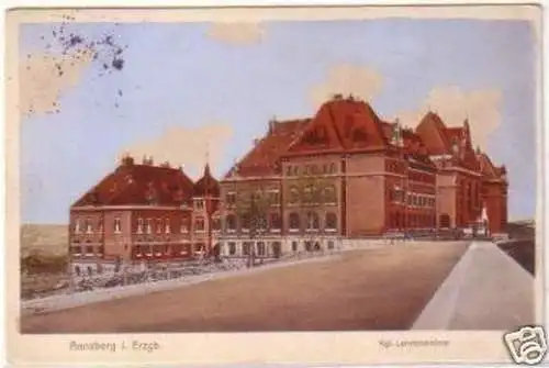 24346 Ak Annaberg königliches Lehrerseminar 1912