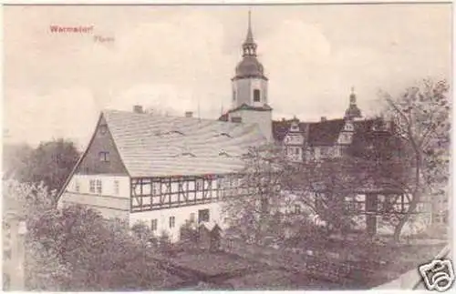 23919 Ak Wermsdorf Pfarre um 1910